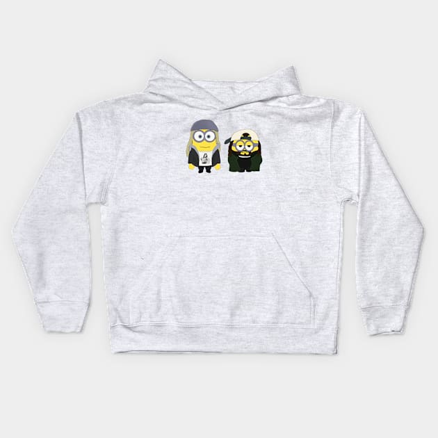 Jay and Silent Minion Kids Hoodie by AndrewValdezVisuals